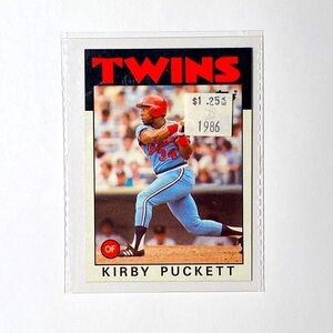Rare 1986 Topps Kirby Puckett MLB Baseball Card #339​​